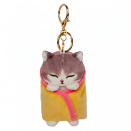 Licensed Mofusand Kitten in a Blanket Yellow